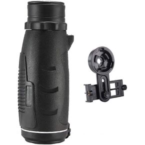 Portable Binoculars High Power 35x42 Monocular Telescope, High Monocular Telescope Compact with BAK4 Prism Lens Monocular with Smartphone Adapter for Bird Watching Theater Concerts