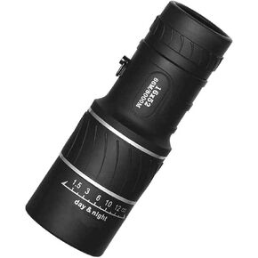 Portable Binoculars High Power 16x52 Monocular Telescope, High Power Monocular Telescope Compact with BAK4 Prism Lens Monocular for Adults Bird Watching Travel Stargazing Concerts