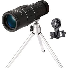 Monocular Compact with Life Waterproof BAK4 Prism FMC Lens Monocular with and High Power Telescope 16x52 Monocular Telescope