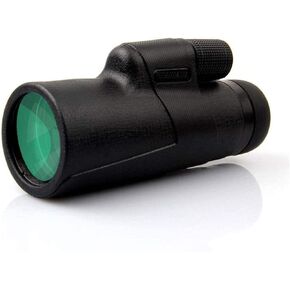 Portable Binoculars High Power 12x50 Monocular Telescope with IPX7 Waterproof BAK4 Prism Lens Monocular with Smartphone Adapter and Tripod for Adults Concerts Bird Watching
