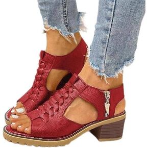 FETNHU Libiyi Sandals, Summer Ultra-Comfy Wedge Sandal, Libiyi Womens Comfy Orthotic Sandals, Libiyi Shoes for Women (Black,8.5)