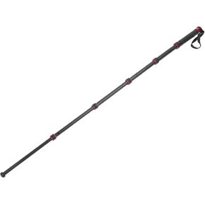 Camera Monopod, 6 Sections Telescopic Aluminum Alloy Travel Monopod with Walking Stick Handle 44cm to 174cm, Load Bearing 18kg, for DSLR Smartphone Sports Camera