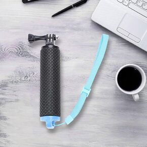 Stick Tripod, Floating Handle Tripod, Comfortable Floating Bobber Stick for Diving, Swimming, Yi, Surf Action Cameras (Blue)