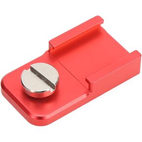 Jonlaki Camera Cold Shoe Mount , Cold Shoe Mount Camera Adapter with 1/4in Screw Aluminum Alloy Adapter for Microphones Fill Lights