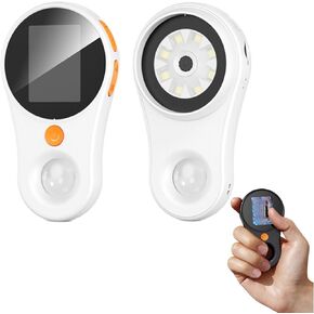 Hailoyearn Magnifying Glass, Portable Handheld Magnifying Glass, 500X Handheld Microscope with 1080P HD Video Recording Handheld Digital Microscope, with 8 LED, Magnification for Stone,Watches (Black)
