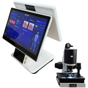 AI Intelligent Microcirculation Detector, 900X LCD Digital Biological Microscope, Ultra High Definition Video Record, Fully Automated Data Analysis Management
