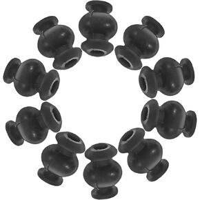 Toyvian 10pcs - مطاطية لكاميرا quadcopter تركيب السيليكون التخميد لتوافق امتصاص الصدمات لنماذج الطائرات بدون طيار