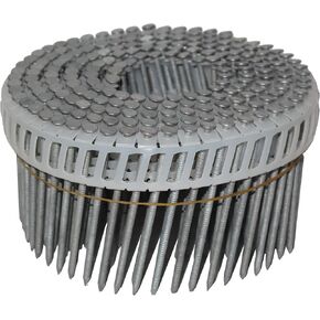 212x092BPHDR 2-1/2-Inch by 0.092 Plastic Coil 15 Degree Ring Shank Hot Dipped Galvenized Siding Nails 4,800/Box