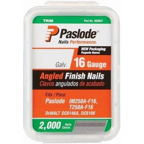 2 in. x 16-Gauge Galvanized Angled Finish Nails (2,000-Pack)2,000