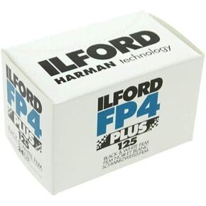 Ilford FP4 Plus, Black and White Print Film, 135 (35 mm), ISO 125, 24 Exposures (1700682) 3 Pack