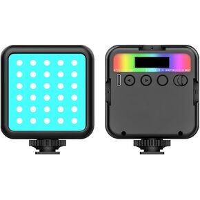 Pocket Flash Light 2500-9000K+RGB Full Color Beauty Fill Light Handheld Camera Photography LED Light