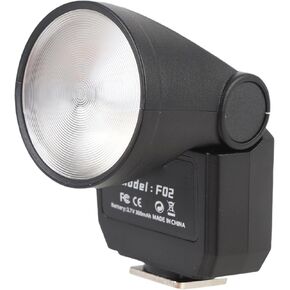Yoidesu Micro Camera Flash GN8 6500K CRI97 DSLR Flashlight Portable Hot Shoe Mount Retro Design Lightweight External Fill Light with Type C Interface for Digital Film Cameras