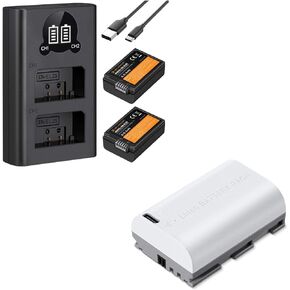 K&F Concept EN-EL25 Battery and Charger for Nikon Z30, Z50, Zfc Cameras and MH-32 Charger