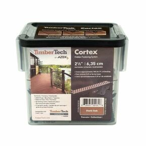 TimberTech Collated Cortex Hidden Plug Fasteners – Dark Oak (100 ln/ft)