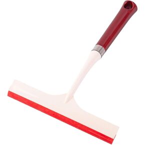 Multifunctional Plastic Squeegees Shower Squeegee for Glass Doors Squeegee Multi-Function Squeegees Squeegees with Handle Lightweight(S-red)
