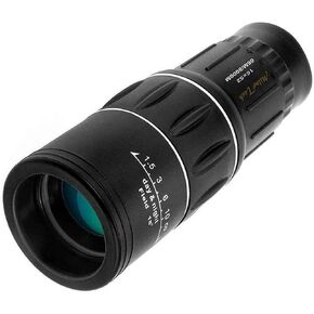 BAK4 Monocular Compact Telescope–Zoom Monocular Telescope 16x Magnification Zoom Lens Telescope High Definition Fully Multi Coated Optical