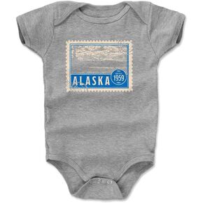 500 LEVEL Alaska Baby Infant One Piece Bodysuit (3-24 Months) - Alaska Established Stamp