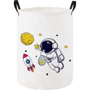 HIYAGON Baby Laundry Hamper Basket Baby Hamper for Nursery Boy and Girl Cute Kids Toys Storage Bin Organizer Boho Room Decor(Rainbow)