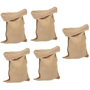 Stobok 5pcs الأكياس الرملية لغرور الأطعمة الوظيفية لتخزين الأطعمة الوظيفية الأكياس البستنة متينة الأكياس الفارغة لنقل صواميل الأرز والنفايات
