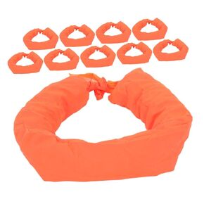 Ciieeo 10Pcs Heavy Duty Traffic Cone Sandbags Reflective Road Cone Weight Bags for Enhanced Stability and Safety at Construction Sites and Parking Areas
