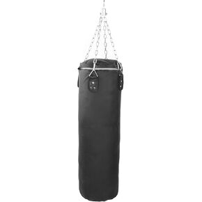 PU Sandbag Empty Boxing Bag High Strength Hanging Sandbag for Strength Training Fitness Made of PU Material 100cm 39.4in Height 30cm 11.8in Diameter