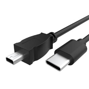 Toxaoii USB PC Photo Transfer Cable UC-E6 Cord Compatible with Sony Cybershot DSC-H200 DSC-H300 DSC-W370 DSC-W800 DSC-W830 DSC-W310 Compatible with PC, iPhone 15, Android, MacBook with USB-C (1 FT)