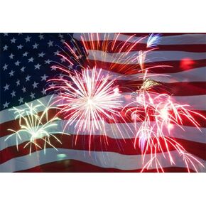 American Flag and Fireworks Photo Backdrop 7x5ft 4th of July Independence Day Photography Backdrop National Flag Day Events Backdrop Memorial Day Backdrop American-Themed Party Photos Backdrop