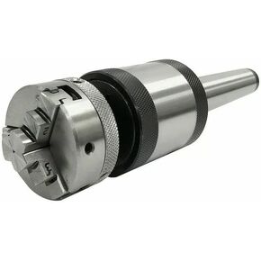 3 Jaw Self Centering 65Mm Lathe Chuck With Revolving Center Mt 1 Thread 14X1-Amz178