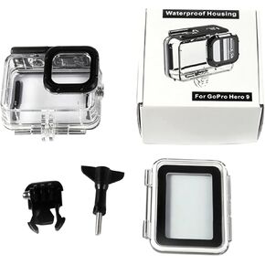 Underwater Housing Waterproof Protective Case +Touch Screen for Hero 10 9 Camera