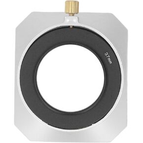 Lens Hood Shade,37mm Lens Hood Lens,Accessory for Camcorder Digital for DV and Digital Video Camera Lens Filter,Silver(37mm)