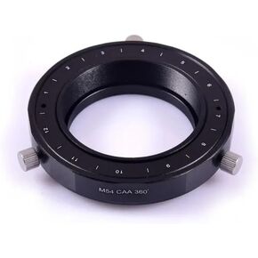 M42 M48 M54 Camera Adjuster CAA 360 Degree Rotator 3-in-1 Microscope Telescope Photography Angle Adjuster(M42 Set)