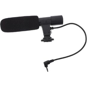 1Pc DSLR Camera Microphone High Sensitivity Voice Tube for Digital Camera Recording Compact Design for Interviews and Vlogging Easy Installation for Filmmaking