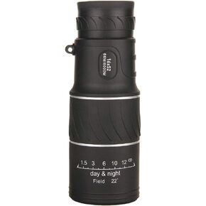 Spacmirrors Portable 16 X 52 High Over Binoculars Telescope Monocular 66/8000M Plastic Binoculars Outdoor Black Outdoor Sports Telescope