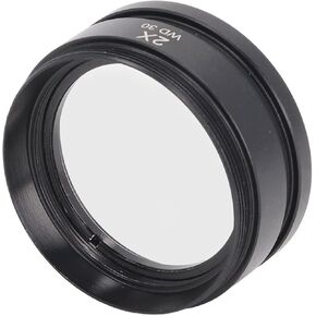Keenso Auxiliary Objective Lens 2X Magnification, Extend Field View, Easy Install, Premium Aluminium Alloy, Ideal for Series