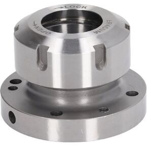 Clamping Collet Chuck Compact Replacement ER40(7 Holes), Made of Carbon Steel for CNC Milling Machine Lathe, Suitable for Turning Tool Engraving Machine, Strong Clamping Nut