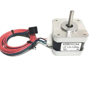 Stepper Motors 42mm Flange 42N.cm 4 Lead 1.5A 2 Phase Stepper Motor 1Pcs(5Pcs Nema17(0.42Nm))