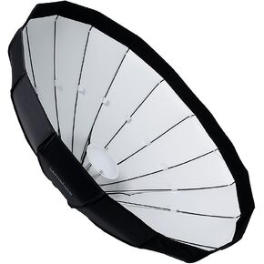 Pro Studio Solutions EZ -PRO 48in (120 سم) طبق تجميل ومجموعة Softbox مع سرعة تجميل قابلة للطي ناعمة مع سرعة تجميل قابلة للتركيب ، فلاش و monolights
