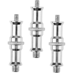 nuobyty 3pcs ذكر محول المسمار المبرمج ذكور لحامل الحذاء الساخن دائم للضوء لأحذية ترايبود وأجهزة التصوير الفوتوغرافي تسهيل التثبيت