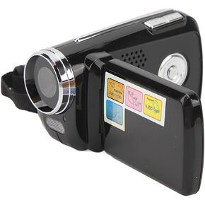 Dilwe 720P Digital Camcorder, 4X Digital Zoom, 12MP, HD Output, Electronic Image Stabilization