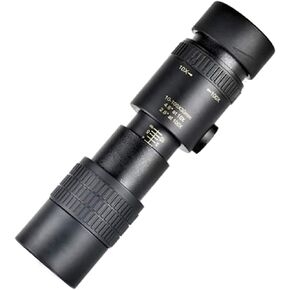 Monocular Telescopes 4K 10 300X40mm Telephoto Zoom Monocular Telescope Monocular Telescope with Phone Holder and Tripod for Travel Bird Watching Concerts Football Matches