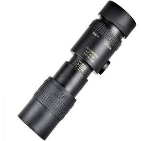 Telescope Monocular Telescope 4K Zoom Monocular Binoculars Pocket Telescope Supports Smartphone to Take Pictures 10-30 * 25+Camera Clip+Triangle Bracket