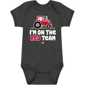 International Harvester - I'm On The Red Team - Infant Baby One Piece