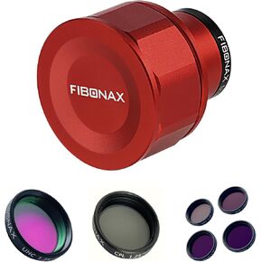 True 8MP Telescope Camera Bundle - 1.25" Astronomy Camera with Light Pollution Fighter Kit (ND, UHC, CPL Filters) for Planetary & Deep Sky Viewing