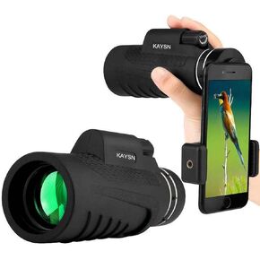 Portable Monocular, 10X42Telescopes, FMC Monocular, Waterproof Fogproof Telescope for Bird Watching Hunting Camping