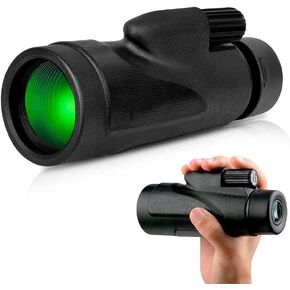 Monocular Telescope, Monocular Telescope High Power 12x50 Compact Portable Monoculars Scope with Phone Clip&Tripod and Bluetooth Controller, for Smartphone Bird Watching Hunting, for Adult Bird Wat