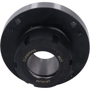 ER50 Collet Chuck 125mm Diameter 7 Hole Machined Lathe Collet Holder Tool for CNC Milling Machine, Carbon Steel