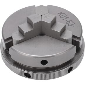 Garosa Accurate 3 Jaw Metal Lathe Chuck K01 63 45 Steel Manual Chuck Dia 2.5in for Machine Tools