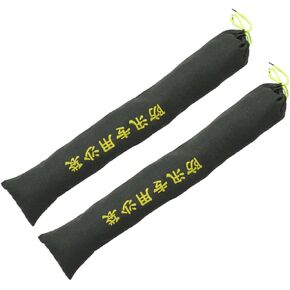 Angoily 2pcs Heavy Duty Canvas -Flood Sandbags Flood Control for Outdoor Use Soil Sand Fillable