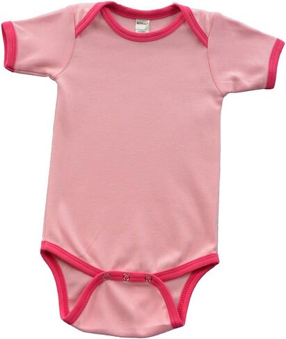 Monag Short Sleeve Ringer Bodysuit in Kuwait