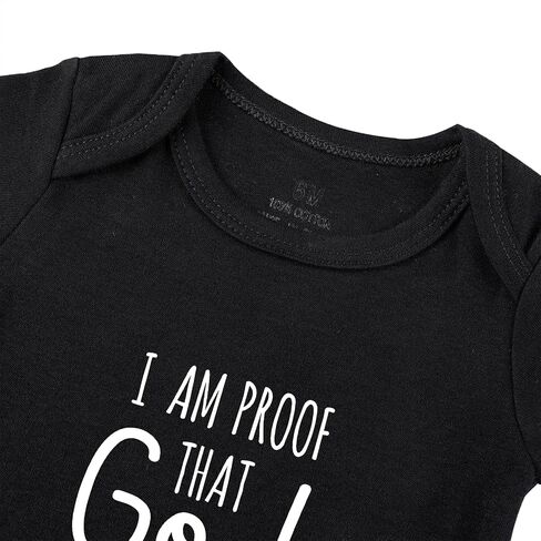 I Am Proof That God Answers Prayers Baby Bodysuit Baby Religious Bodysuit Blessing Babies Clothing in Saudi Arabia
